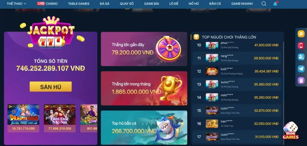 Kho game đa dạng tại KC6